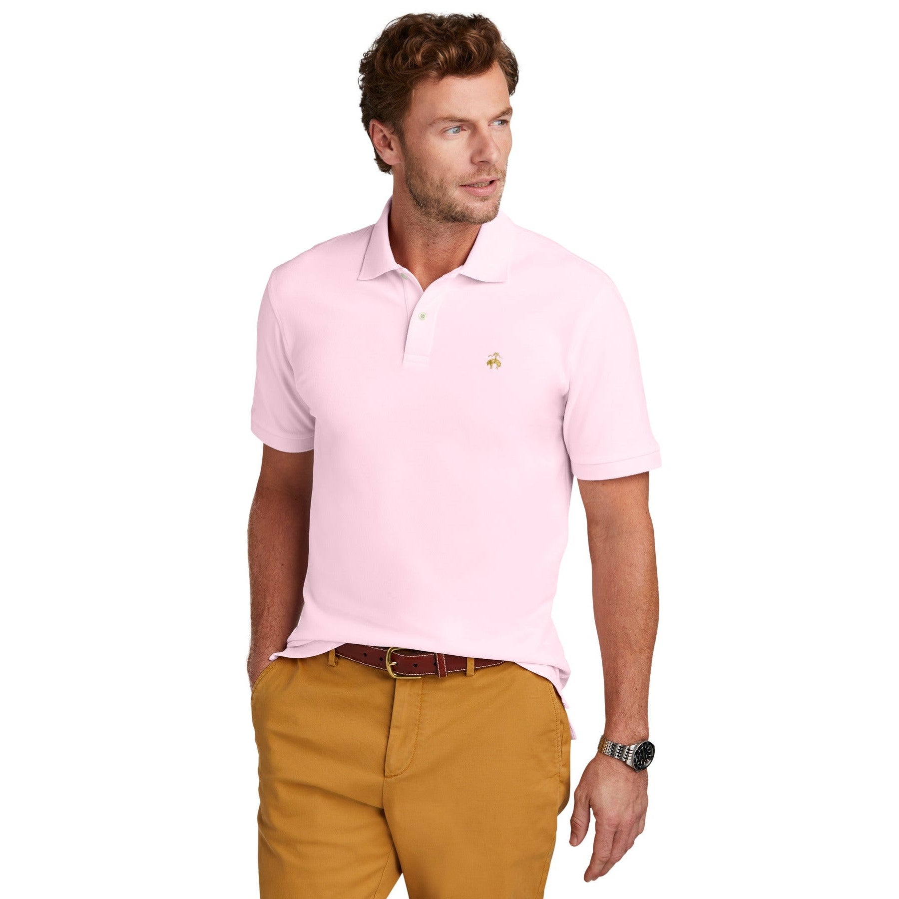 Brooks Brothers-Brooks Brothers® Pima Cotton Pique Polo BB18200-MedTech-4
